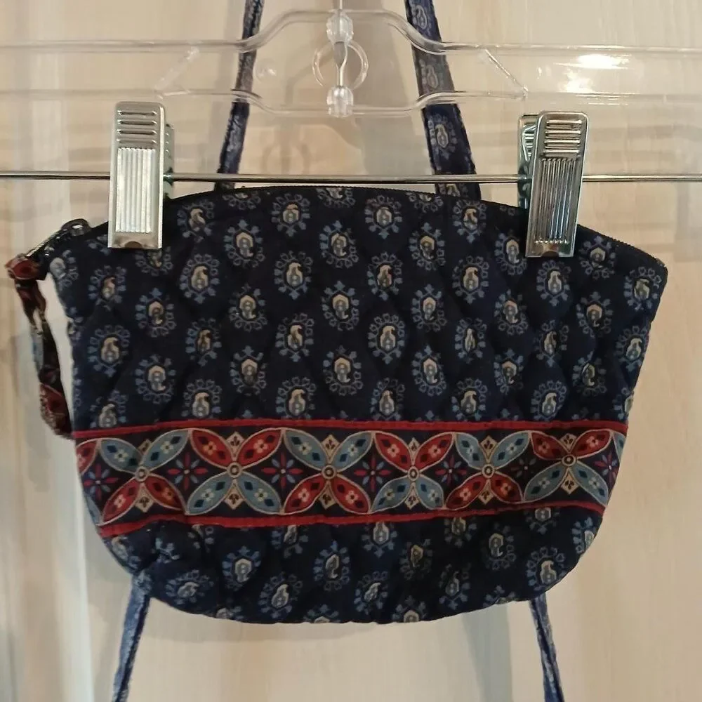 VTG Y2K 98 Vera Bradley Retired Rare Classic Navy Moms Day Out Bag & pouch
